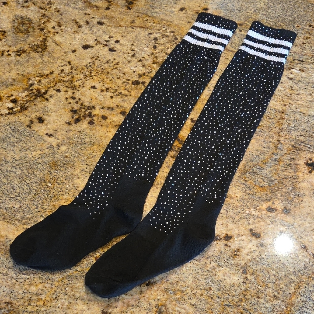 Black and White Patterned Socks